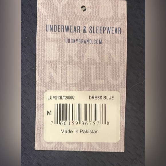 Lucky Brand Men’s Sleepwear Long Sleeve Shirt - Picture 4 of 5